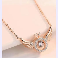 Elegant American Diamond Pendant With Chain